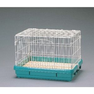 5営業日で発送 IRISOHYAMA アイリスオーヤマ ラビットケージ パステルグリーン 612×452×425mm UK-650 1個