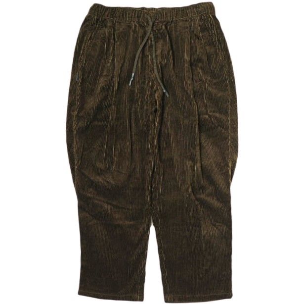 Stripes For Creative ストライプフォークリエイティブ S.F.C 24AW WIDE TWO TUCK PANTS CORDUROY ワイド2タックパンツ コーデュロイ L Brown イージー テーパード ボトムス