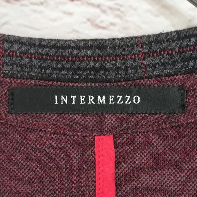 【タータンチェック】インターメッツォ INTERMEZZO テーラードジャケット