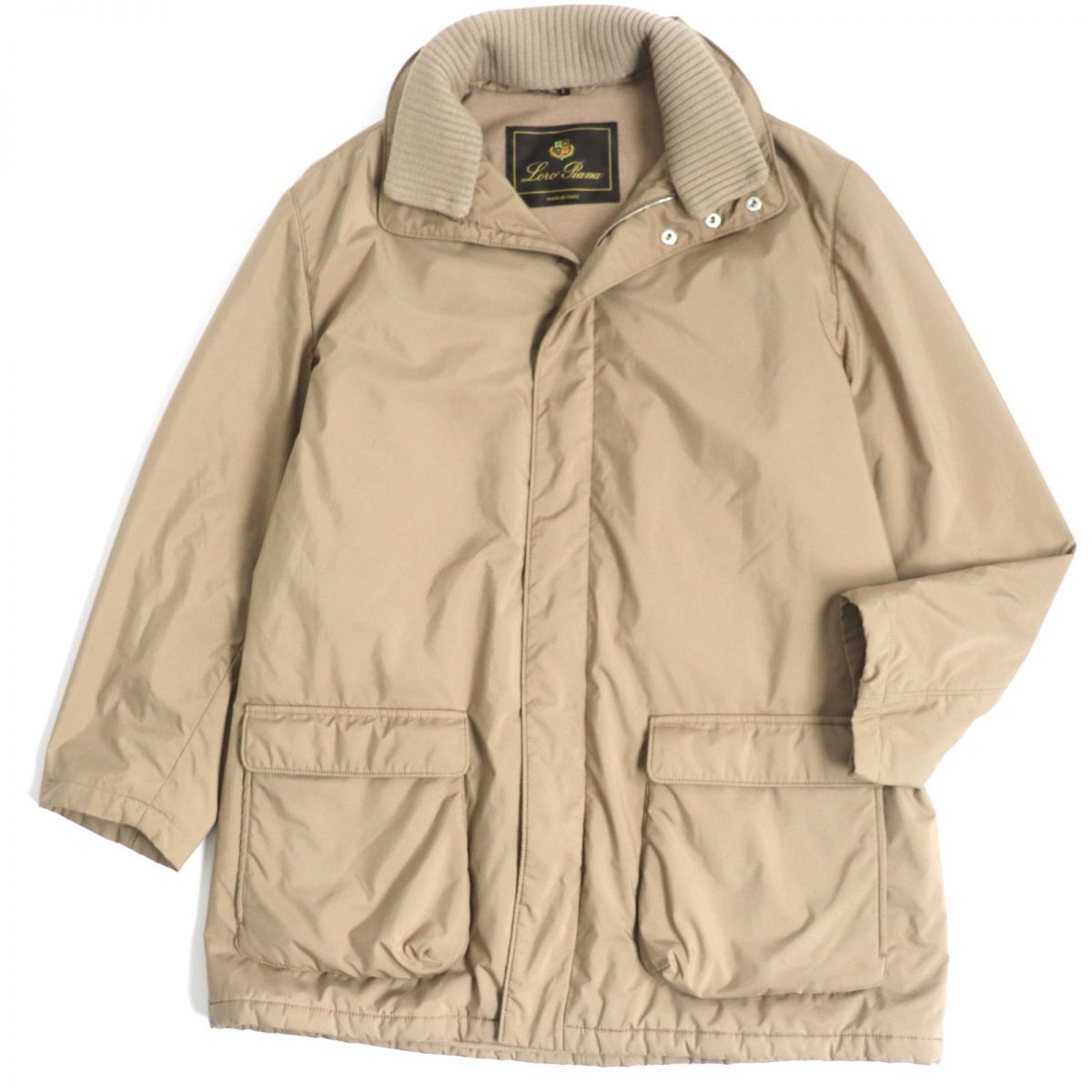 LoroPiana ロロピアーナ ストームシステム レザー使い ハーフコート LoroPiana ロロピアーナ ストームシステム レザー使い ハーフ
