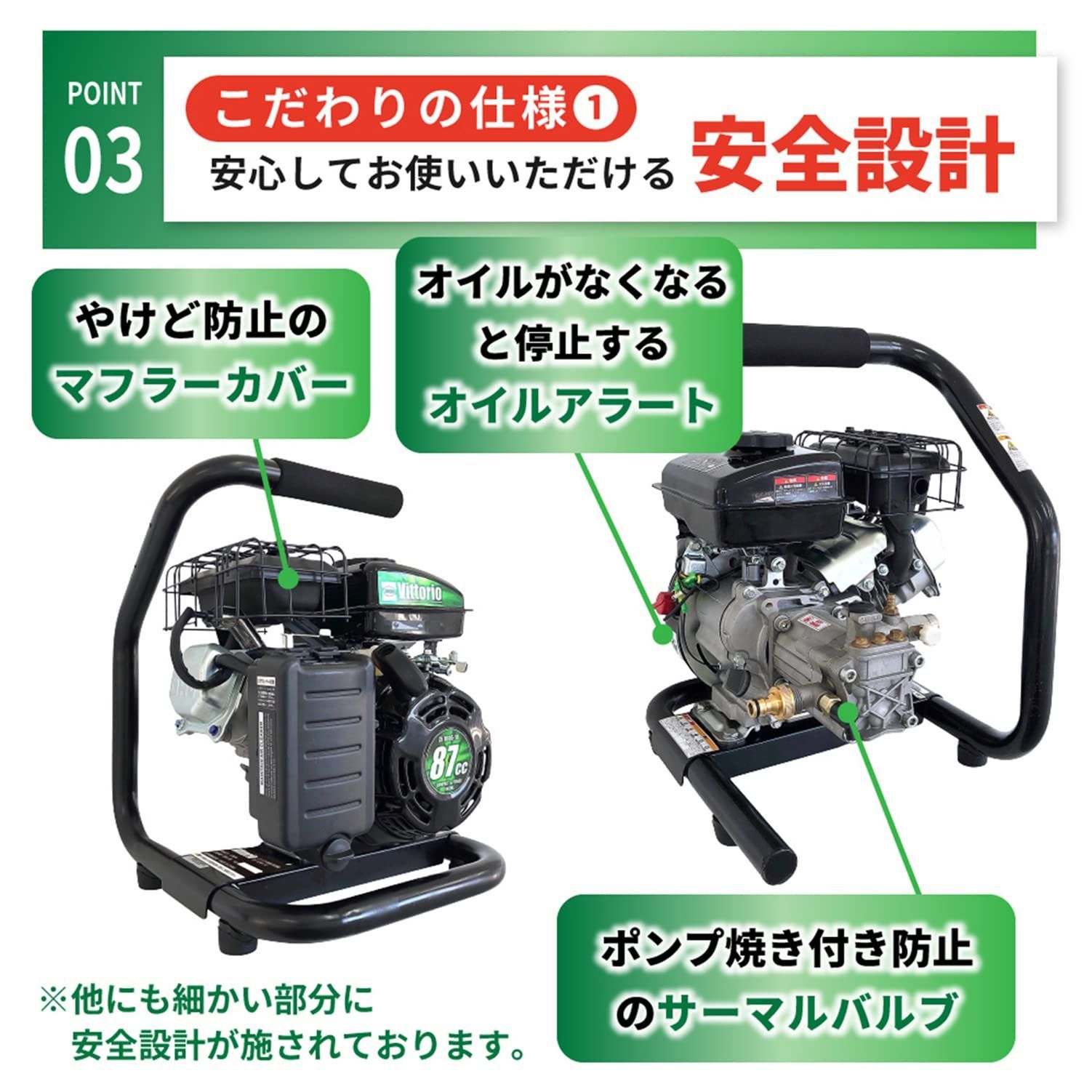 人気商品】パワフル洗浄 小型軽量モデル】 常用吐出圧力10.0MPa 12.0MPa 高耐久ゴムホース 【最大許容圧力 ZE-1006-10  サイクロンノズル付 エンジン式高圧洗浄機 Vittorio(ヴィットリオ) - メルカリ