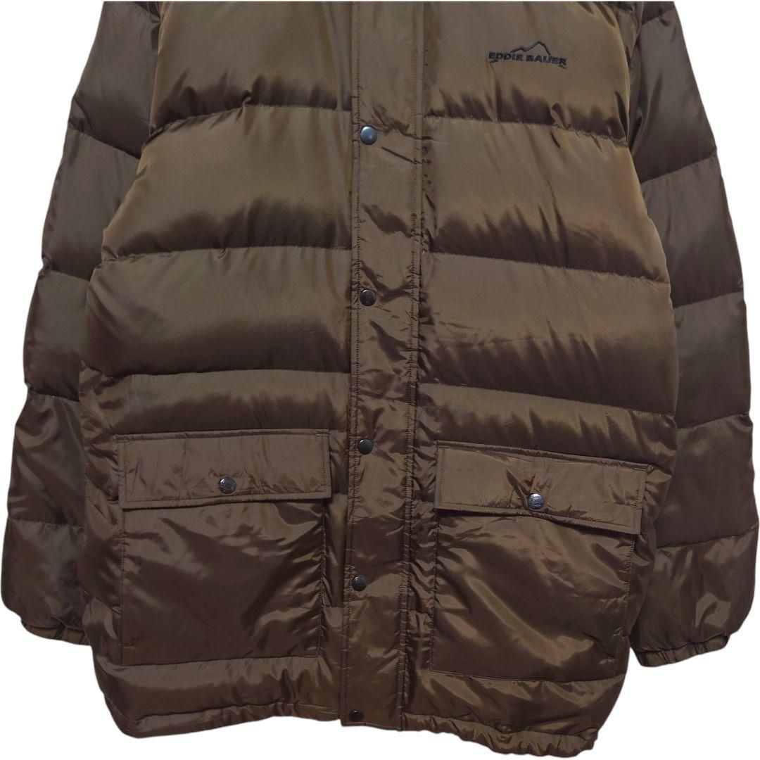 Eddie Bauer】フード着脱 グースダウンジャケット A-2519 - メルカリ