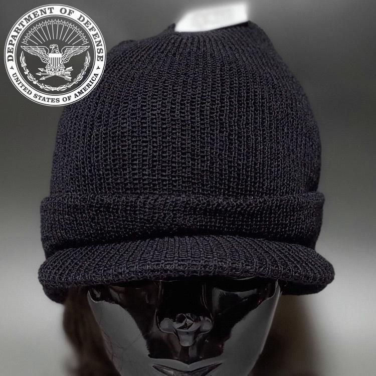 新品 アメリカ製 ウール ミリタリー ジープキャップ 米軍官給品 ニットキャップ 黒 ブラック オリーブドラブ - メルカリ