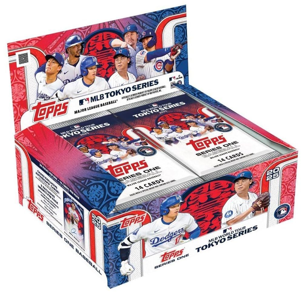 値下げ‼️MLB Tokyo Series Topps 【即納】【未開封シュリンク付きBOX】2025 Baseball