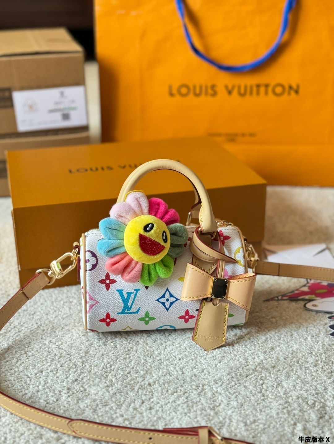 今日特価】Louis Vuitton x Murakami Nano Speedy 16 ルイ
