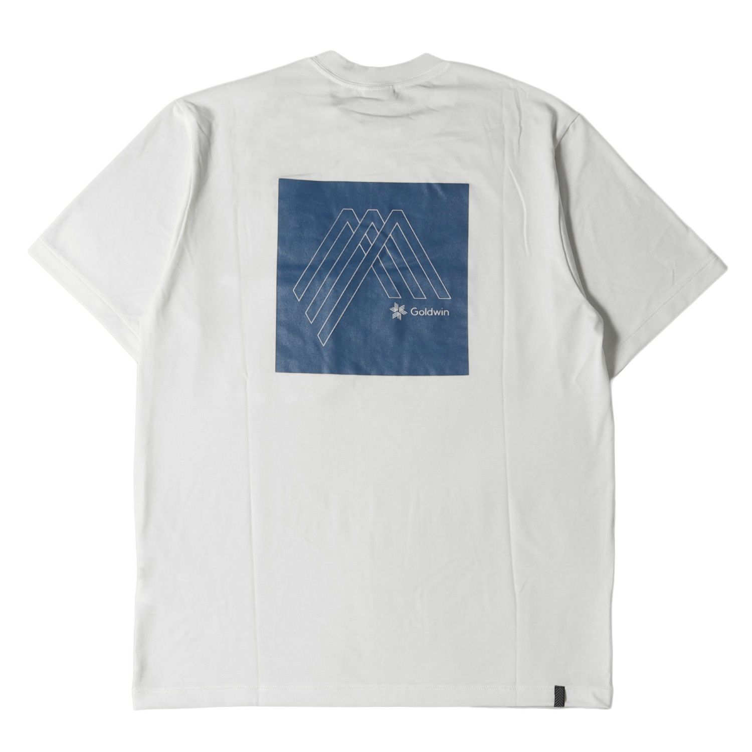 GOLDWIN ゴールドウイン Tシャツ サイズ:M 21SS グラフィック ストレッチ クルーネック Tシャツ Graphic T-shirt GM60110P ホワイト 白 トップス カットソー 半袖 【メンズ】