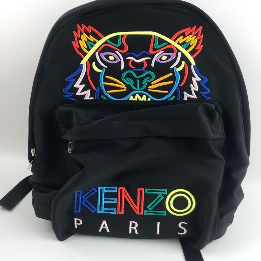 KENZO 】リュックサック バックパック 虎 立体刺繍 カラフル C608 - メルカリ