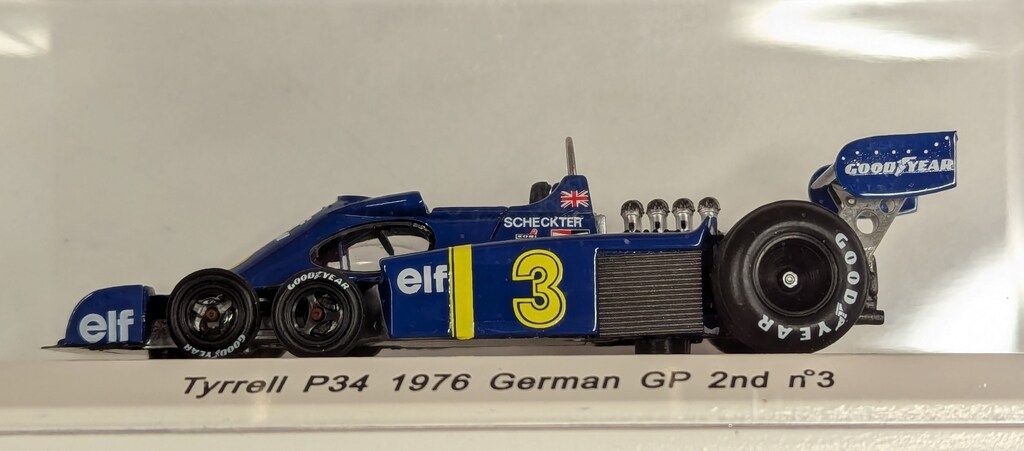 MINIMAX 1/43 Reve Collection Tyrrell P34 1976 German GP 2nd No.3 J
