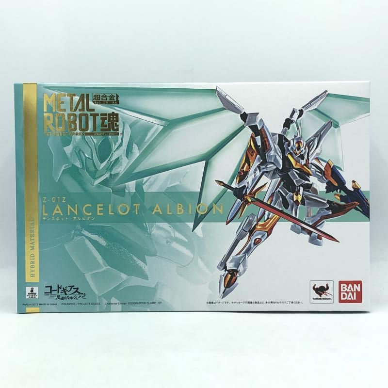 【中古】開封)METAL ROBOT魂 ＜SIDE KMF＞ Z-01Z ランスロット・アルビオン 「コードギアス 反逆のルルーシュR2」[10]