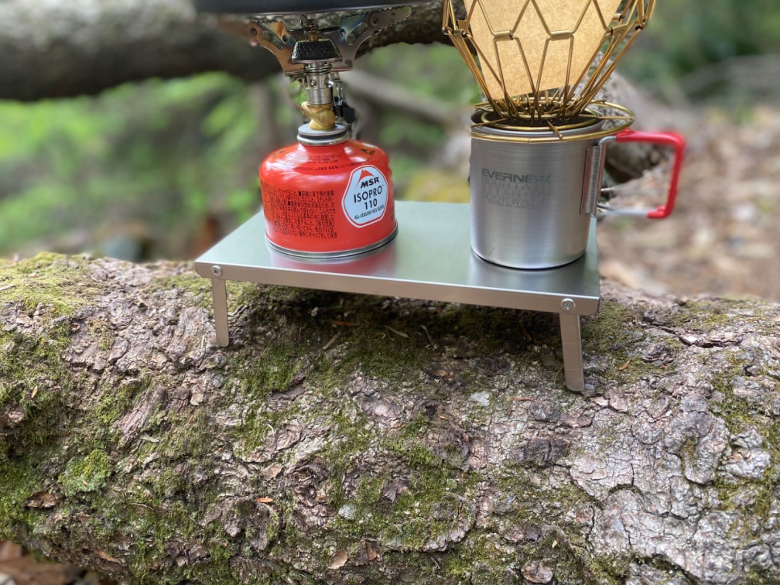 チタン製 登山用テーブル ソロテーブル チタンテーブル