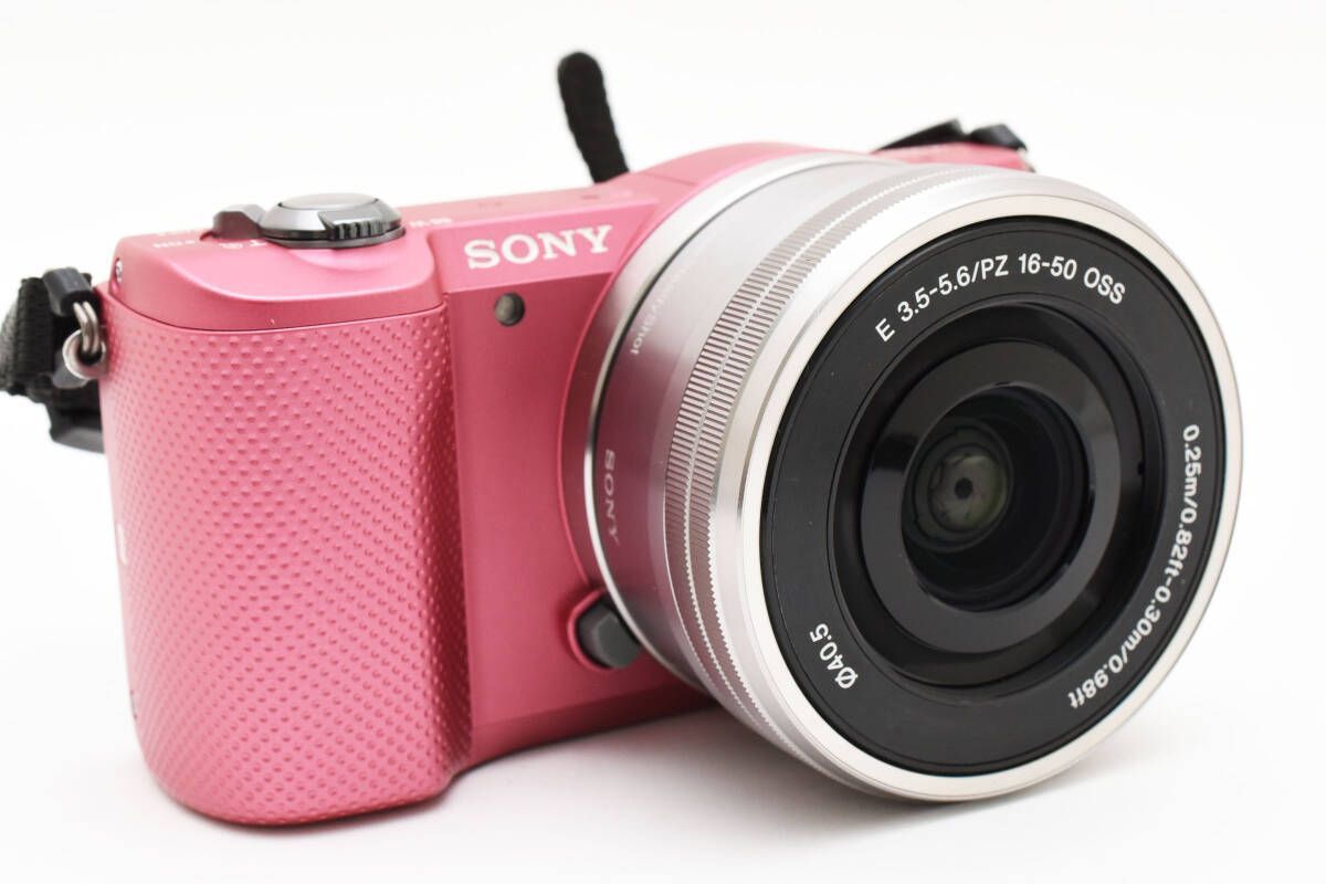 極上品] ソニー SONY ミラーレス一眼カメラ ピンク α5000 ILCE