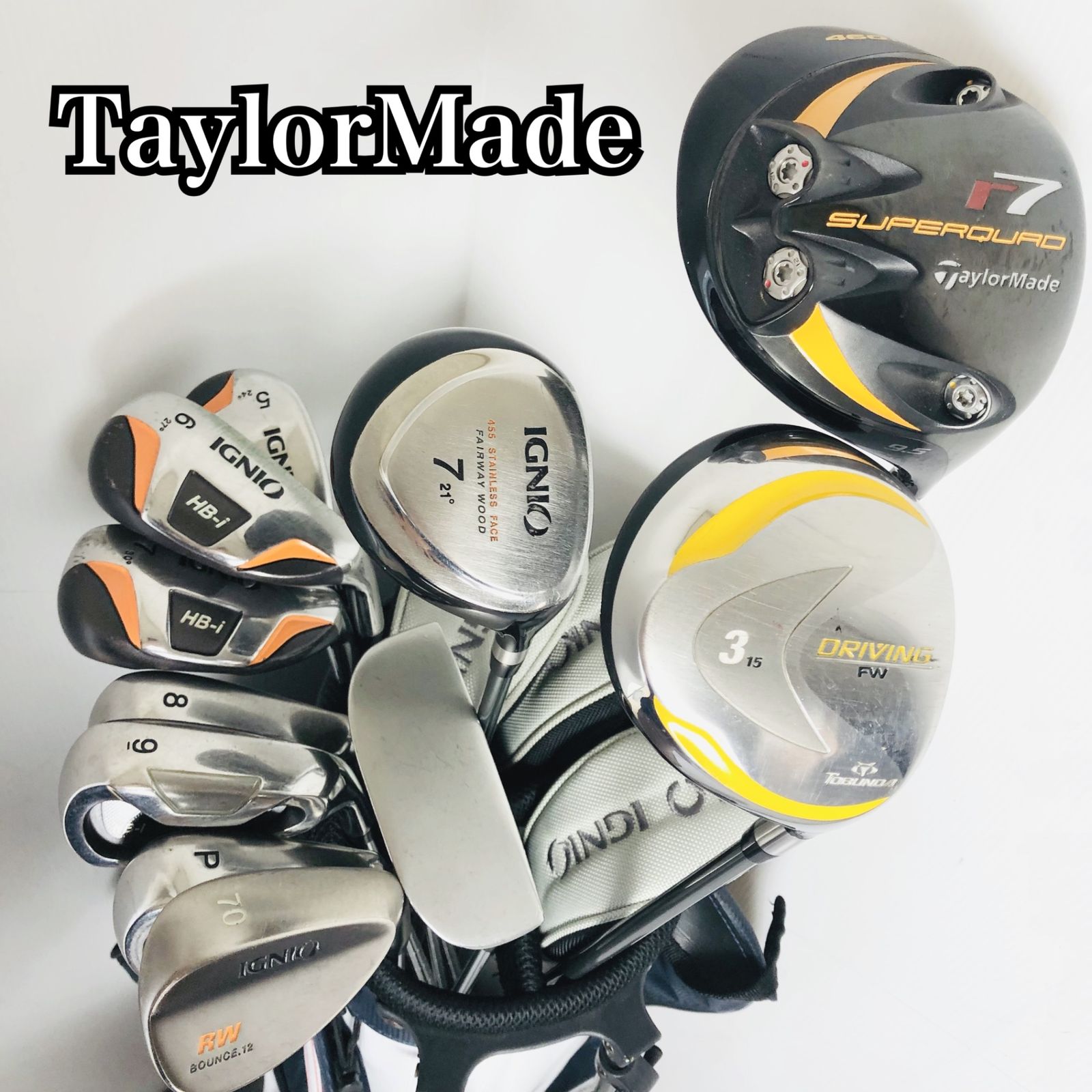 メンズゴルフクラブセット　【TaylorMade】【XXIO】【TOBUNDA】 2025年最新】テーラーメイド(TaylorMade)男性右きき用ゴルフ