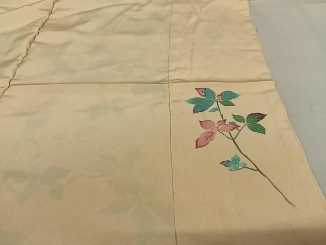 K0686 美品 逸品 ちりめん地 本手加工 正絹 訪問着 K0686 美品 逸品 ちりめん地 本手加工 正絹 訪問着