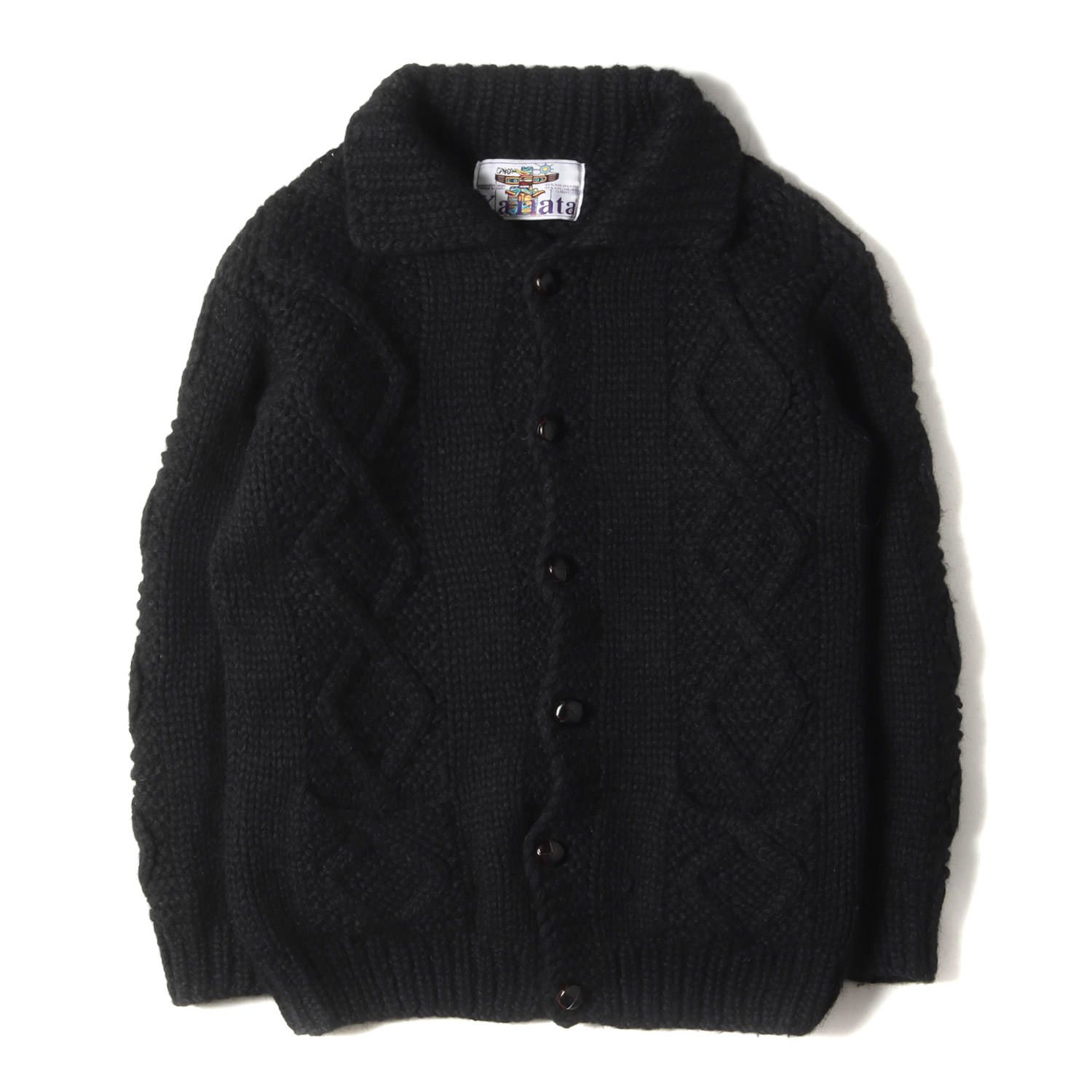 KANATA カナタ カーディガン サイズ:詳細参照 ローゲージ ケーブル編み