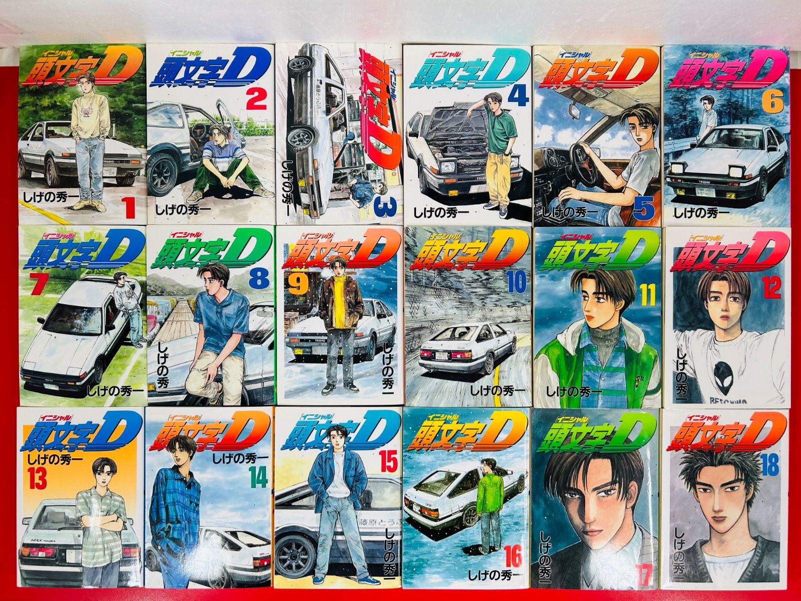 頭文字D1-48巻＋MF GHOST1-23巻＋他6冊・全巻完結★しげの秀一 漫画コミック【頭文字D1-48巻＋MF GHOST1-23巻＋他6冊・全巻