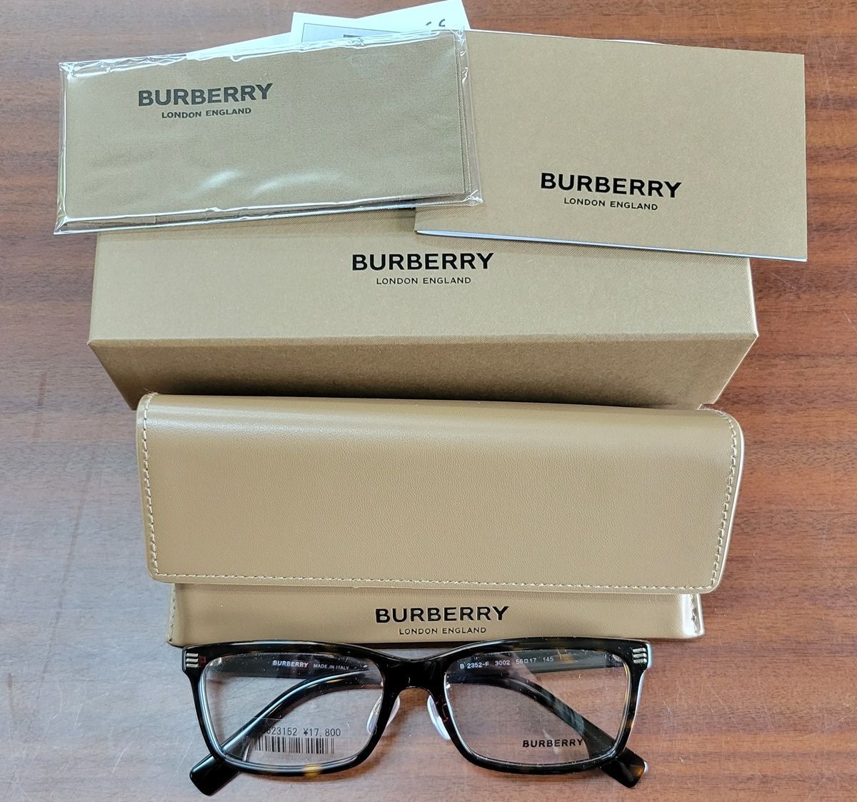 正規品】BURBERRY バーバリー メンズ 眼鏡 メガネ フレーム B2352F
