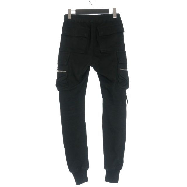 リックオウエンス Rick Owens 19AW CARGO JOG カーゴジョグ ドローストリングパンツ 38 ブラック 黒 RP19F5306-BA 正規