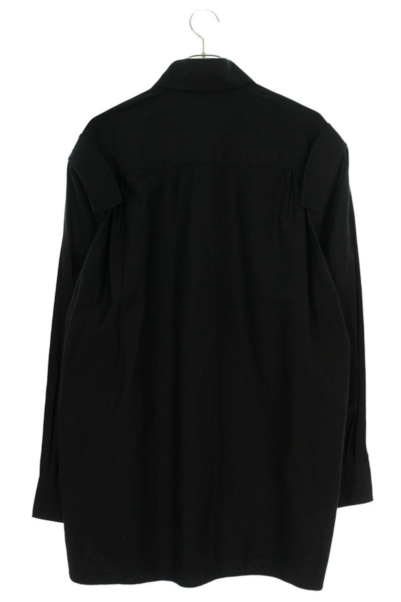 極美品 20SS◎ワイズバングオン オーバーサイズロングシャツ コットンツイル 極美品 20SS◎ワイズバングオン オーバーサイズロングシャツ