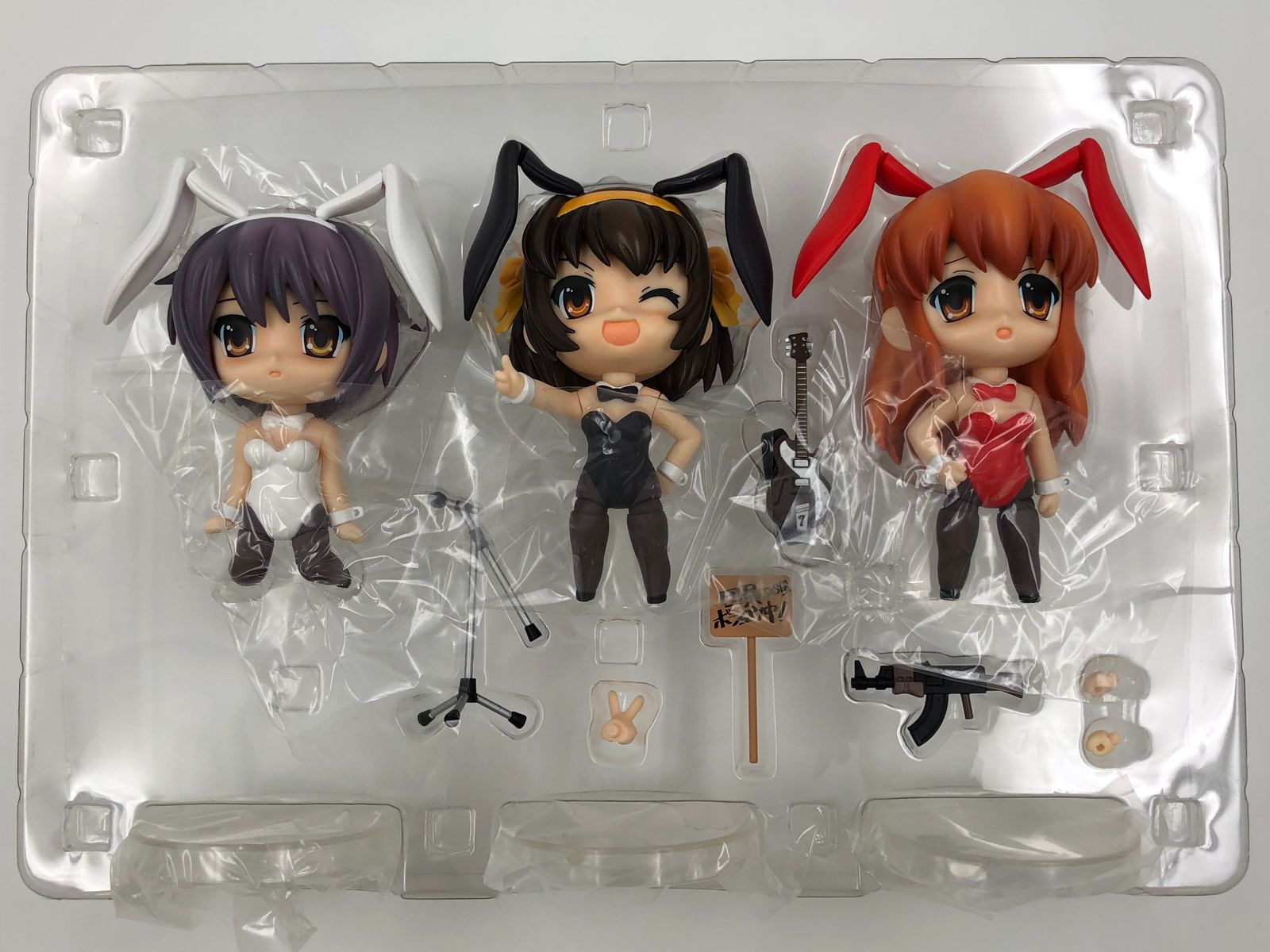 フィギュア　ねんどろいど 涼宮ハルヒの憂鬱 バニーガールセット(ハルヒ・みくる・長門) 「涼宮ハルヒの憂鬱」 No.14 ワンダーフェスティバル2007夏限定 Amazon.co.jp: ねんどろいど 涼宮ハルヒの憂鬱 バニーガール