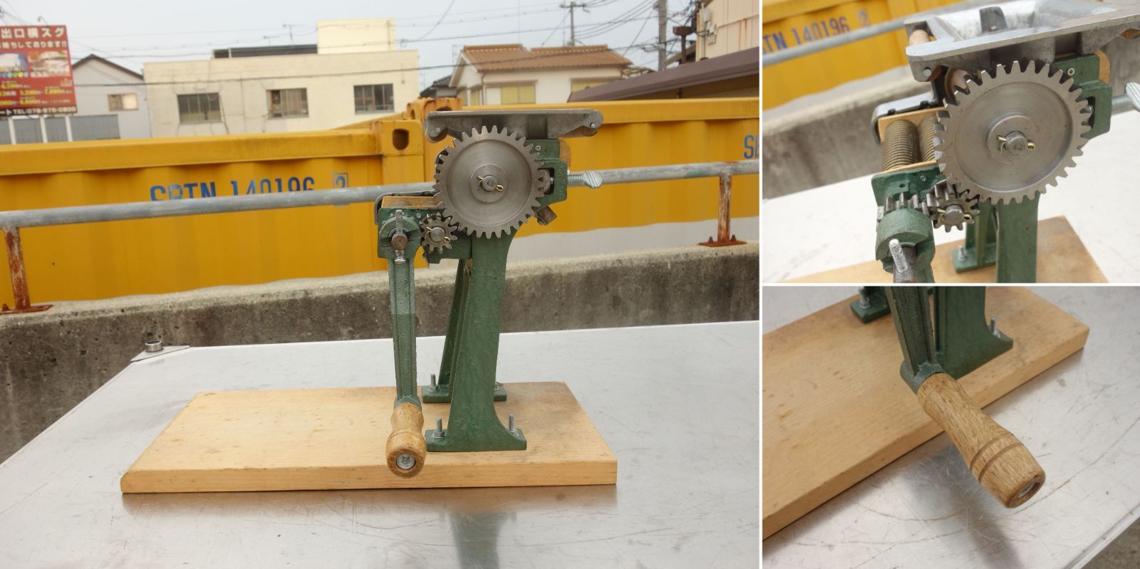 M▽小野式 製麺機 I型 うどん そば ラーメン パスタ 31559