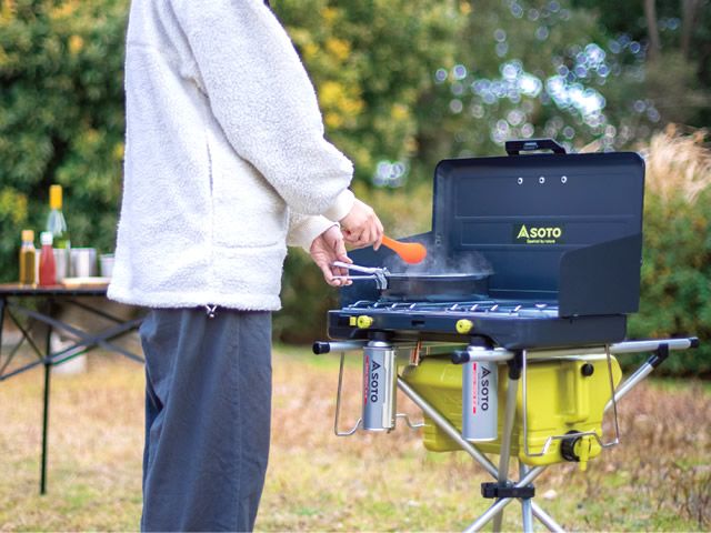 コールマン 2バーナー キッチンテーブル ナチュラルウッド