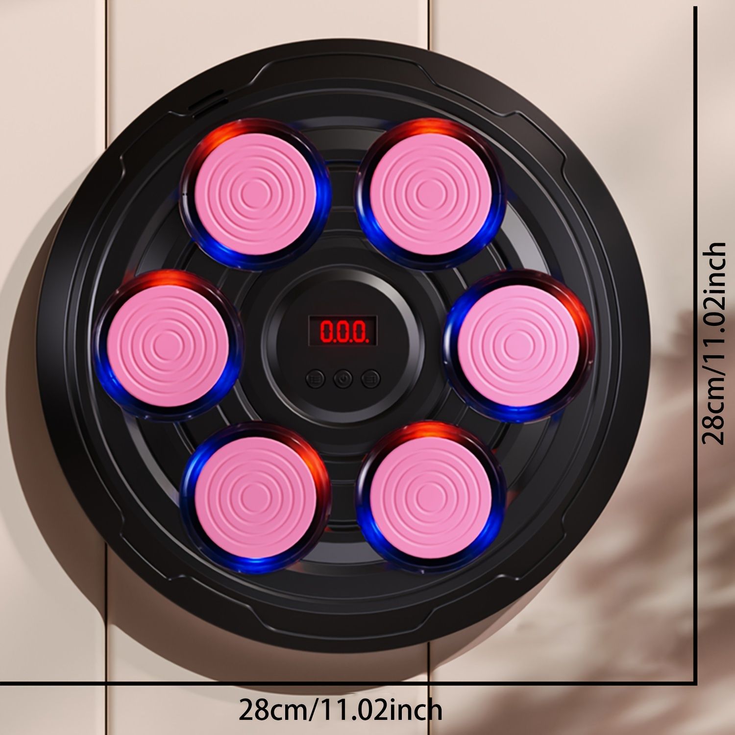 スマートミュージックボクシングターゲット ライトリズム脱圧電子ボクシングウォールターゲットサンダトレーニングデバイス