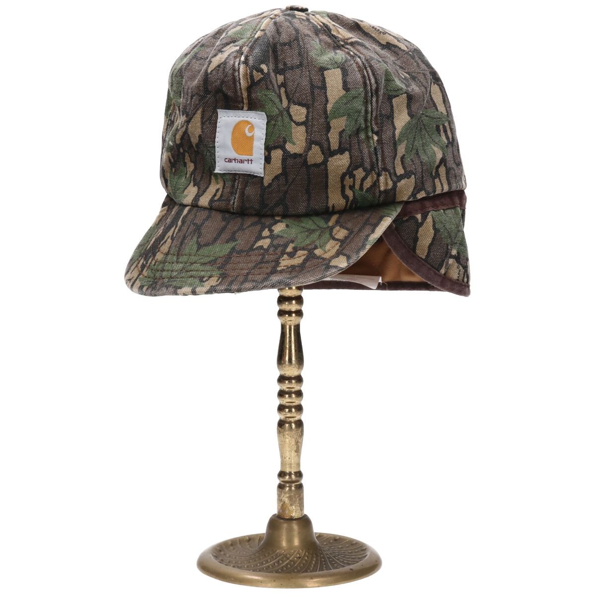 古着 カーハート Carhartt 迷彩柄 リアルツリーカモ キャップ USA製