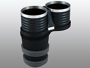 MINI ミニ COUNTRYMAN U25 ～ フロントポケット対応 ALCABO アルカボ ドリンクホルダー ブラック リングカップ AL-T107BS