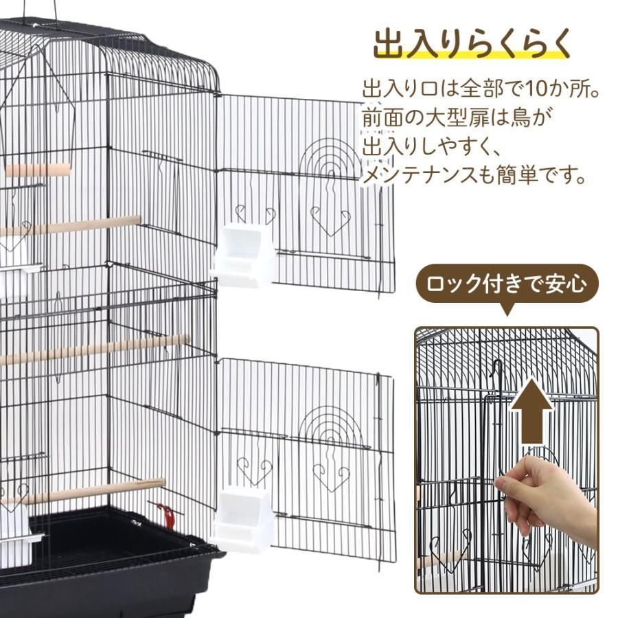 鳥かご 鳥カゴ 鳥小屋 大型 鳥用 ケージ 鳥ケージ 2台 インコ