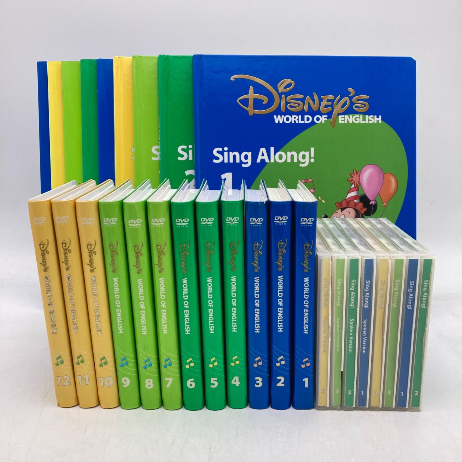 シングアロング 新子役 DVD12枚 絵本＆CD 字幕あり ディズニー
