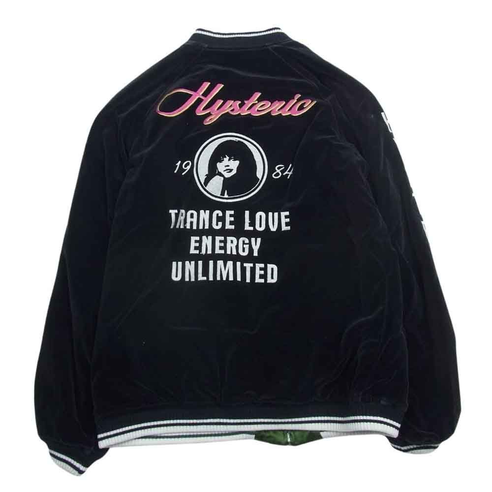 HYSTERIC GLAMOUR リバーシブル スカジャン ベロア キルティング HYSTERIC GLAMOUR リバーシブル スカジャン ベロア キルティング