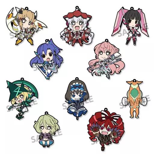 ストラップ キャラクター 全10種セット 戦姫絶唱シンフォギアGX 戦姫絶唱しないトレーディングストラップ その2
