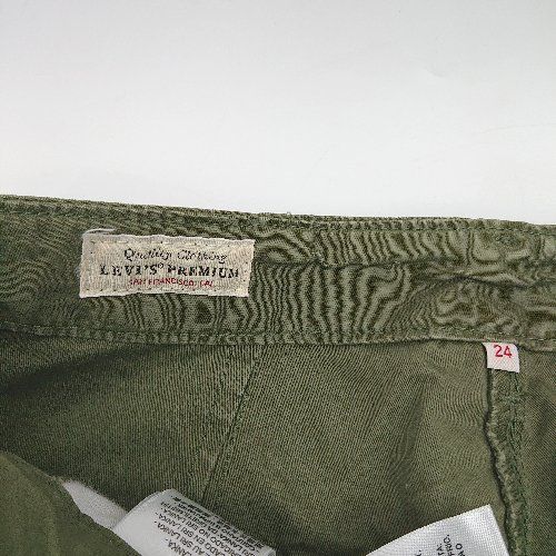 ◇ Levi's リーバイス カーゴパンツ サイズW24L30 カーキ系