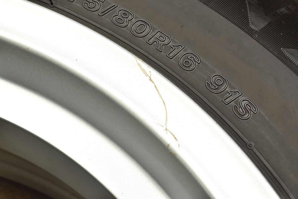 【最安値挑戦中】 バリ溝 DW798 16in 5.5J 25 PCD139.7 ブリヂストン アレンザ LX100 175 80R16 JB64 JB23 JA12 JA11 ジムニー AZオフロード