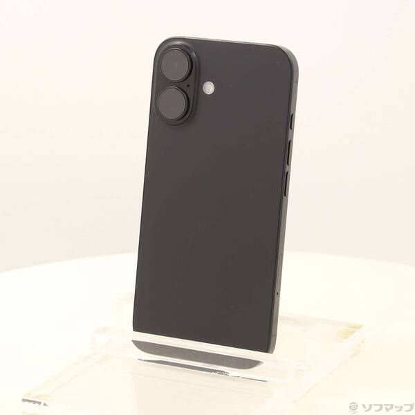 〔 品〕 iPhone16 128GB ブラック MYDQ3J A SIMフリー 198