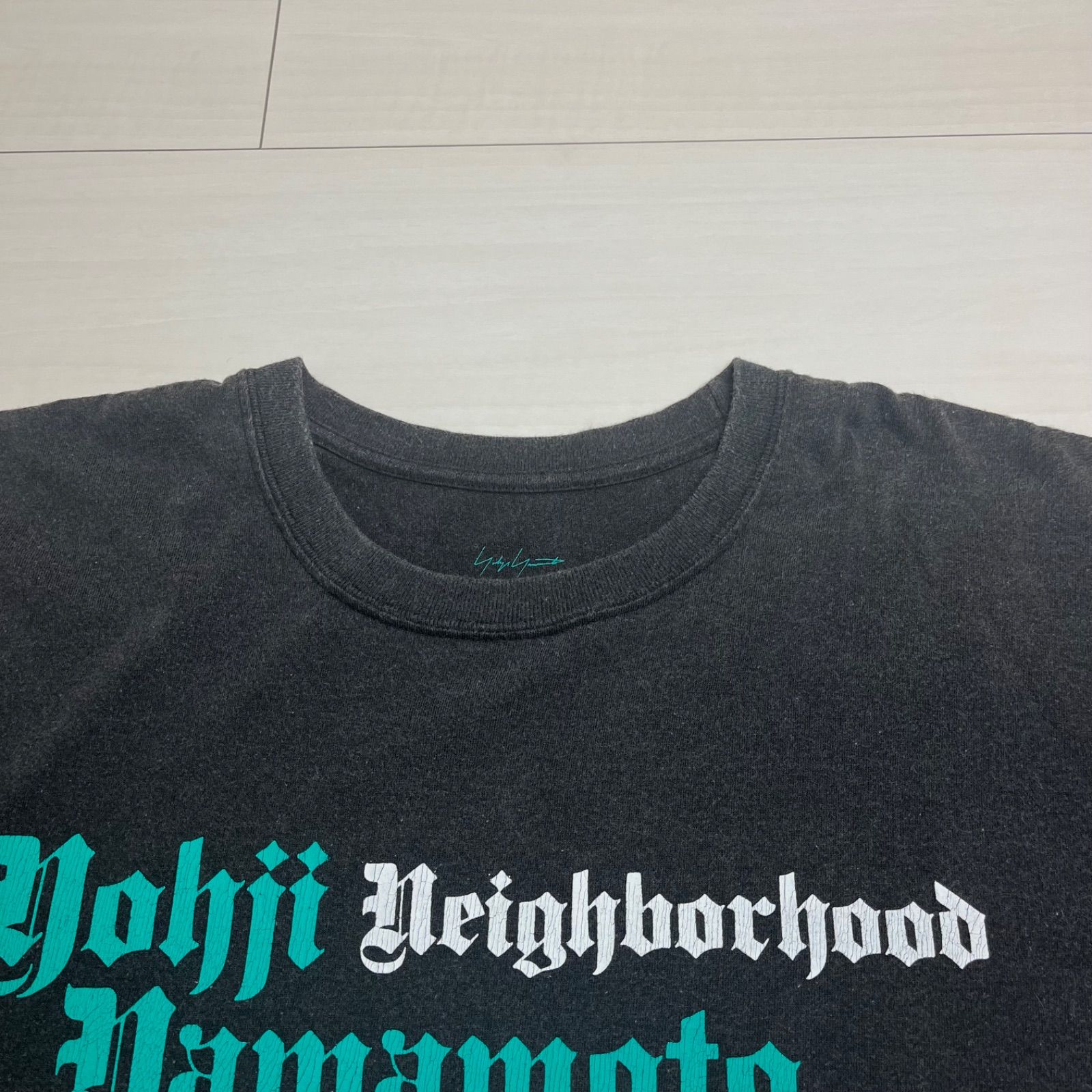 美品 YOHJI YAMAMOTO NEIGHBORHOODエディショングレーT ヨウジヤマモト 