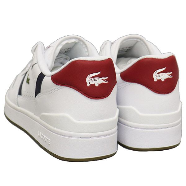 LACOSTE (ラコステ) 48SMA0094 T-CLIP SET 224 8 SMA レザースニーカー 407 WHTxNVYxRED  LC378 UK8-約26.5cm - メルカリ