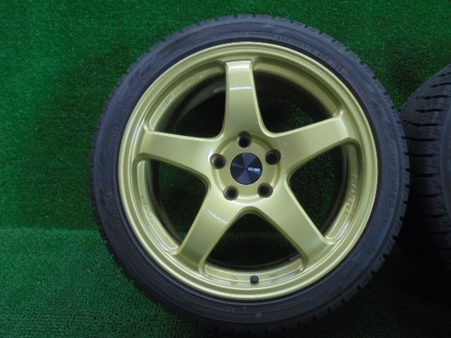 5FP121 AAH 送料無料 バリ山 245|40R18 iceGUARD iG60 スタッドレス アルミホイールセット 2025年製 CBA-CVB インプレッサ