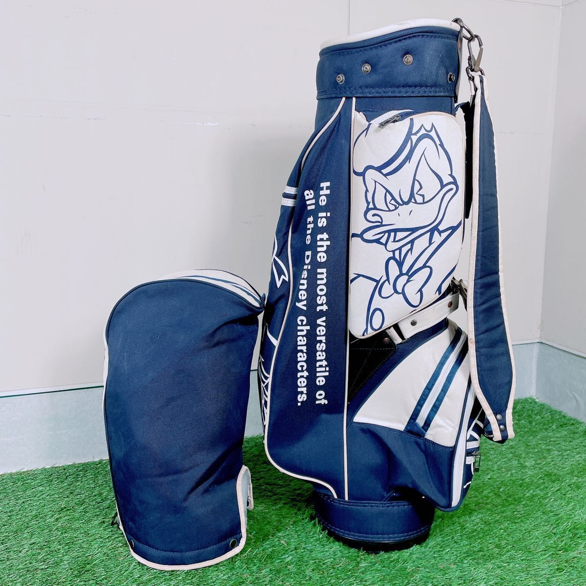 ゴルフ キャディバッグ ディズニー ドナルド 7.5号 NT0336 中古 安い