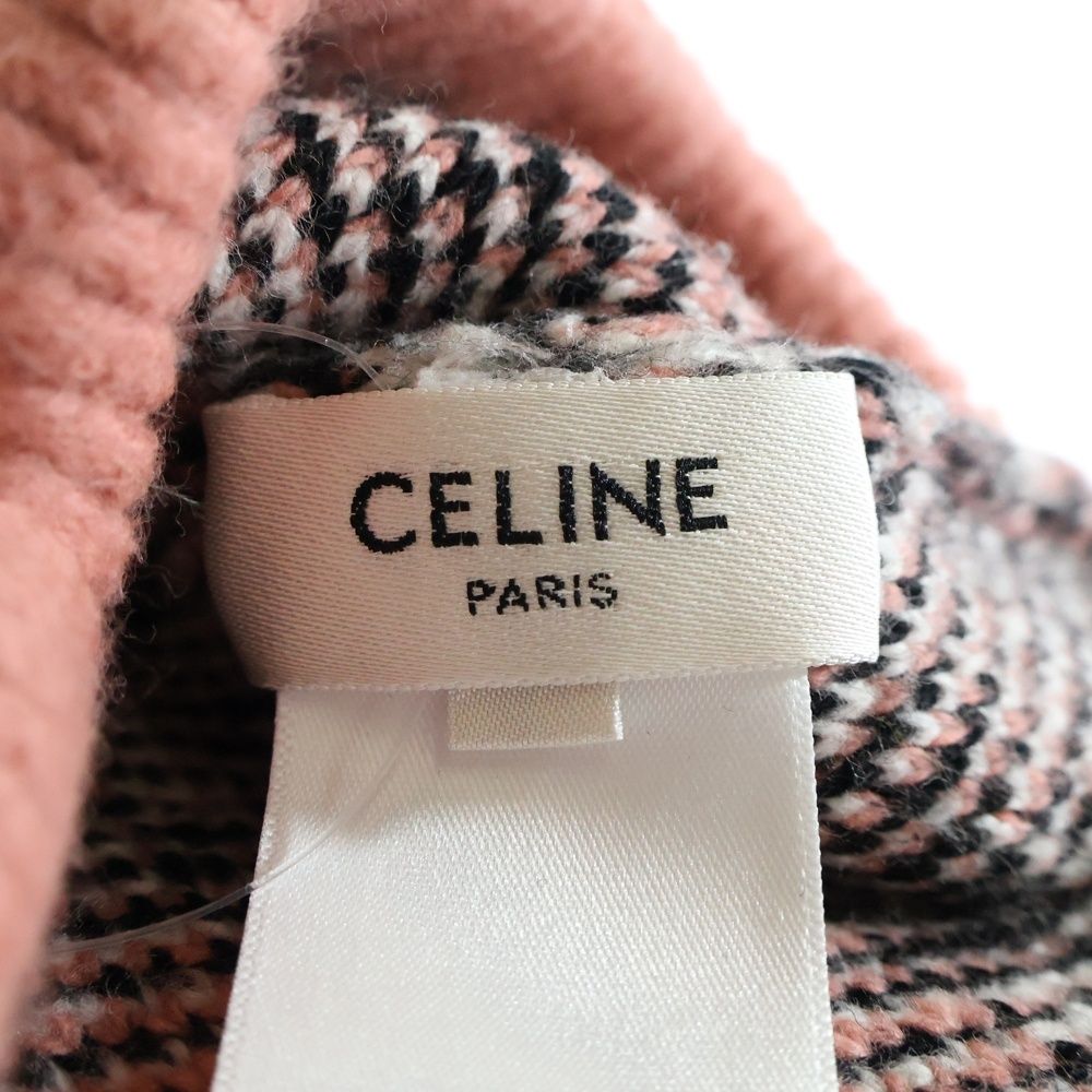 CELINE ニット帽 セリーヌ わんちゃん エイミードリアン コラボ 犬柄 CELINE ニット帽 セリーヌ わんちゃん エイミードリアン コラボ
