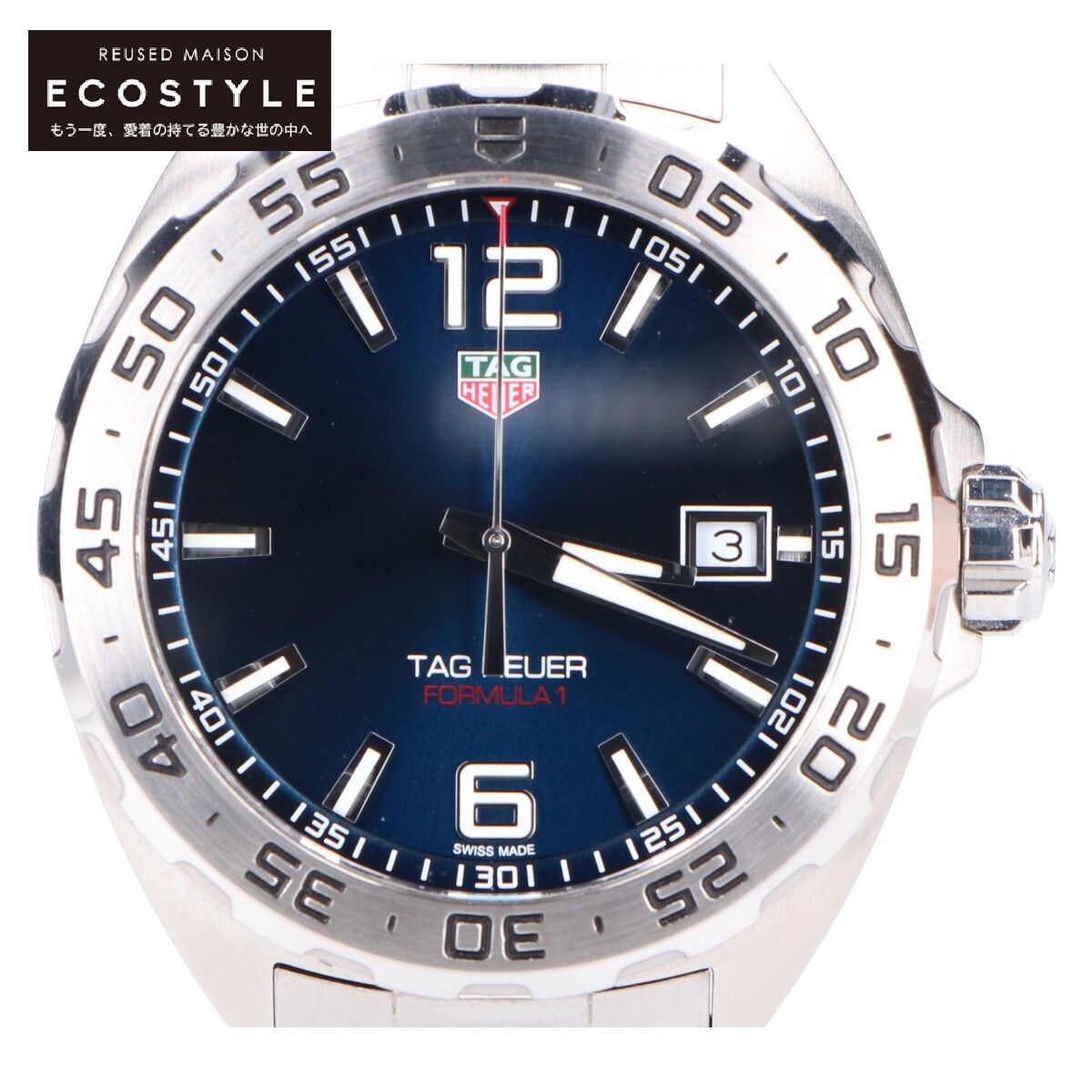 TAG HEUER タグホイヤー 【美品】WAZ1118.BA0875 フォーミュラ1 ブルー