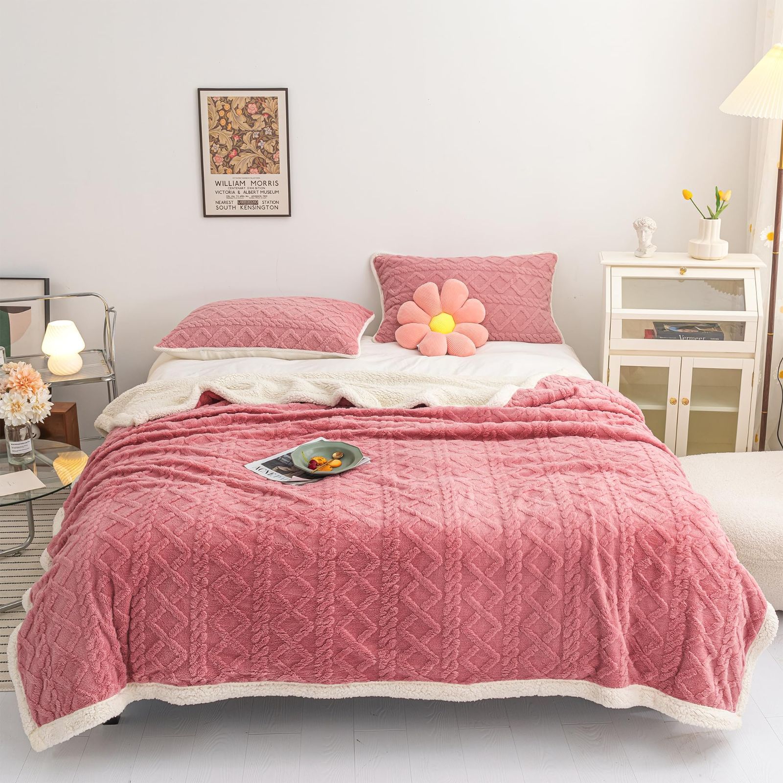 a0616-9 Sanderson 花柄 羽毛掛け布団150x200cm SD