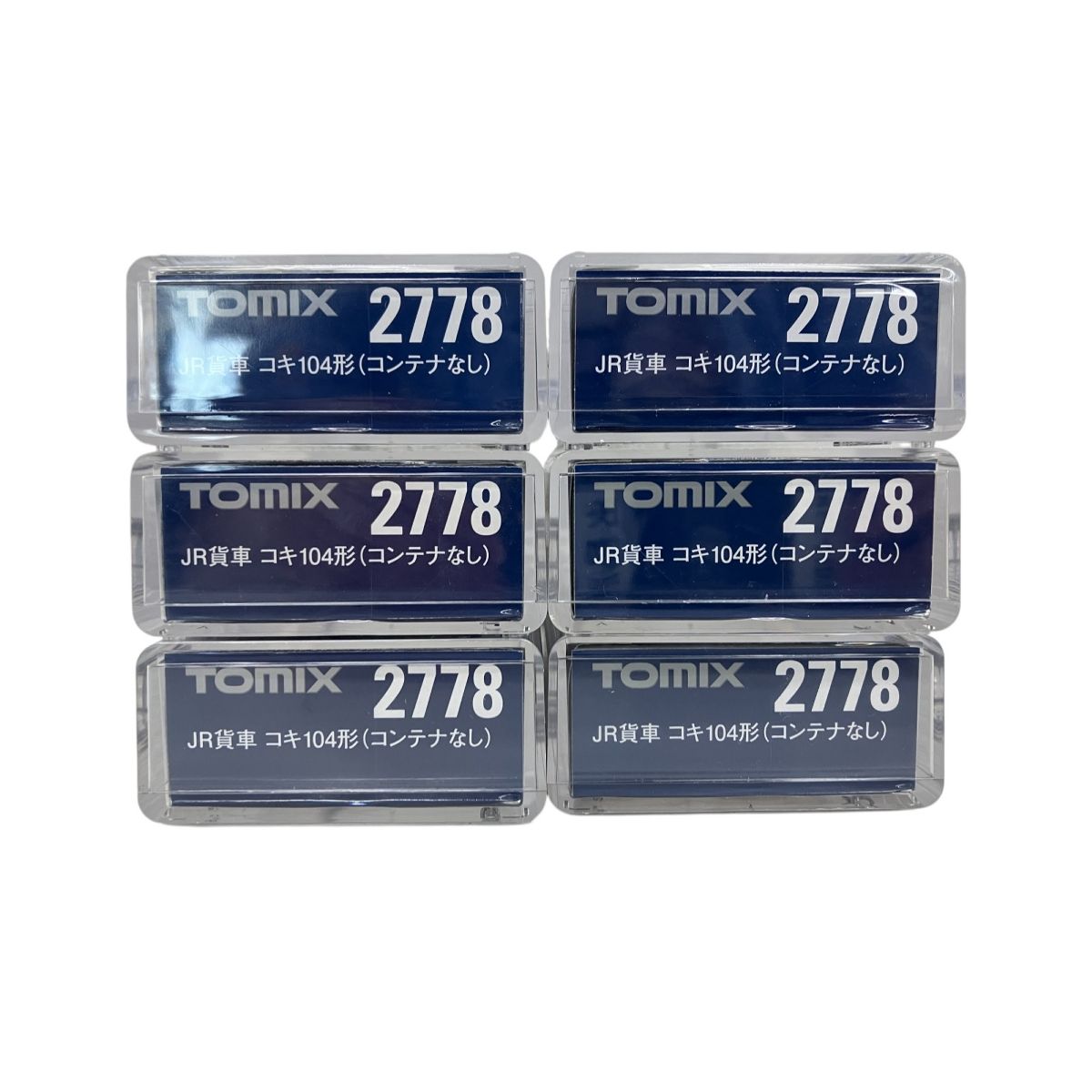 TOMIX 2778 コキ104形 旧塗装 6両 TOMIX 2778 JR貨車 コキ104形 コンテナなし 6両セット 鉄道模型