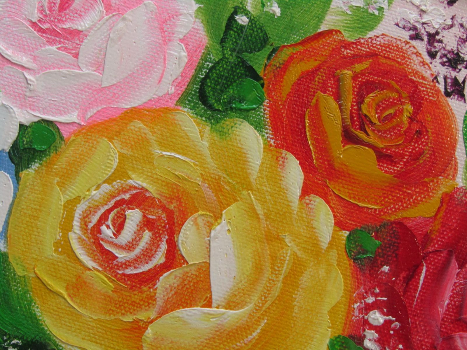 油絵 薔薇 花 花瓶 Yuji 斉藤遊児 斎藤遊児 46×55cm 額装 - メルカリ