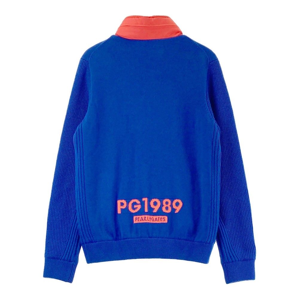 サイズ：1 PEARLY GATES パーリーゲイツ 裏地付 ニット ジップ