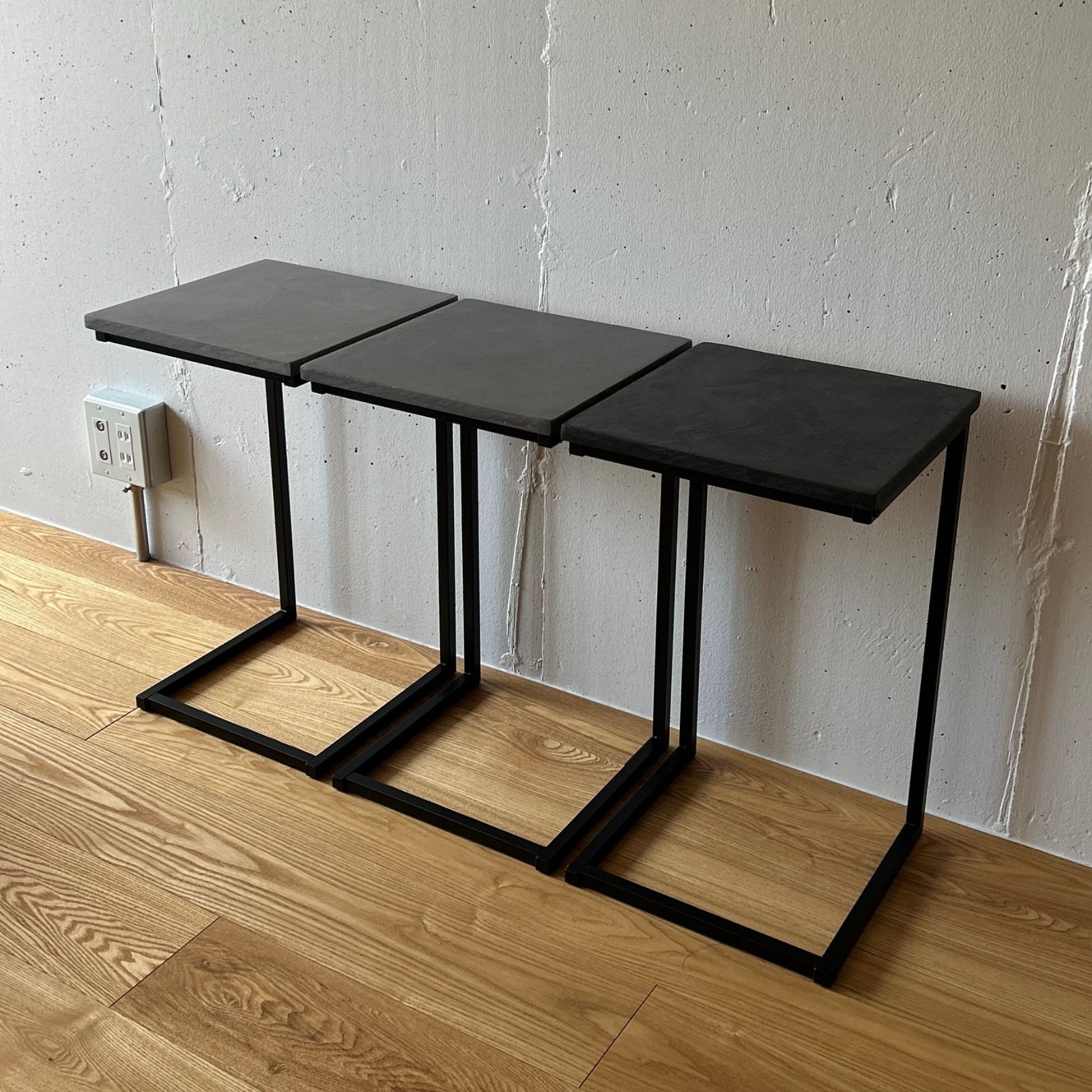 モールテックス 天板 30×30cm グレー ｜サイドテーブル コンクリート