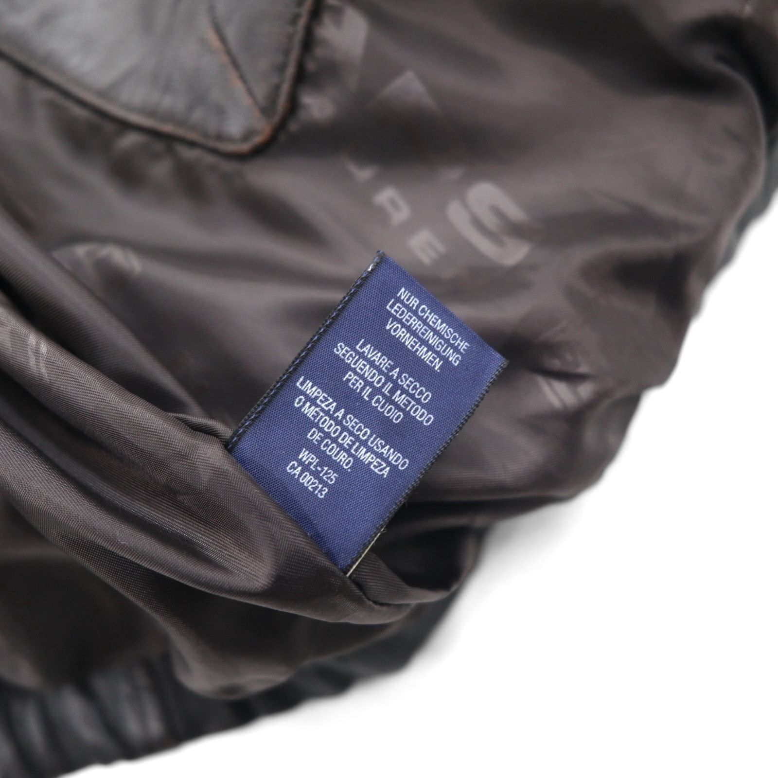 CHAPS RALPH LAUREN ライダースジャケット レザージャケット M