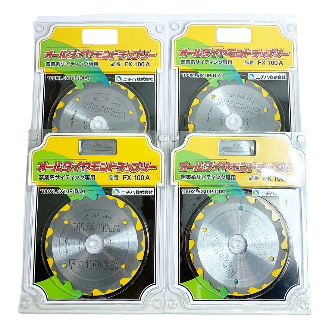 ニチハ  オールダイヤモンドチップソー 4枚入り FX100A