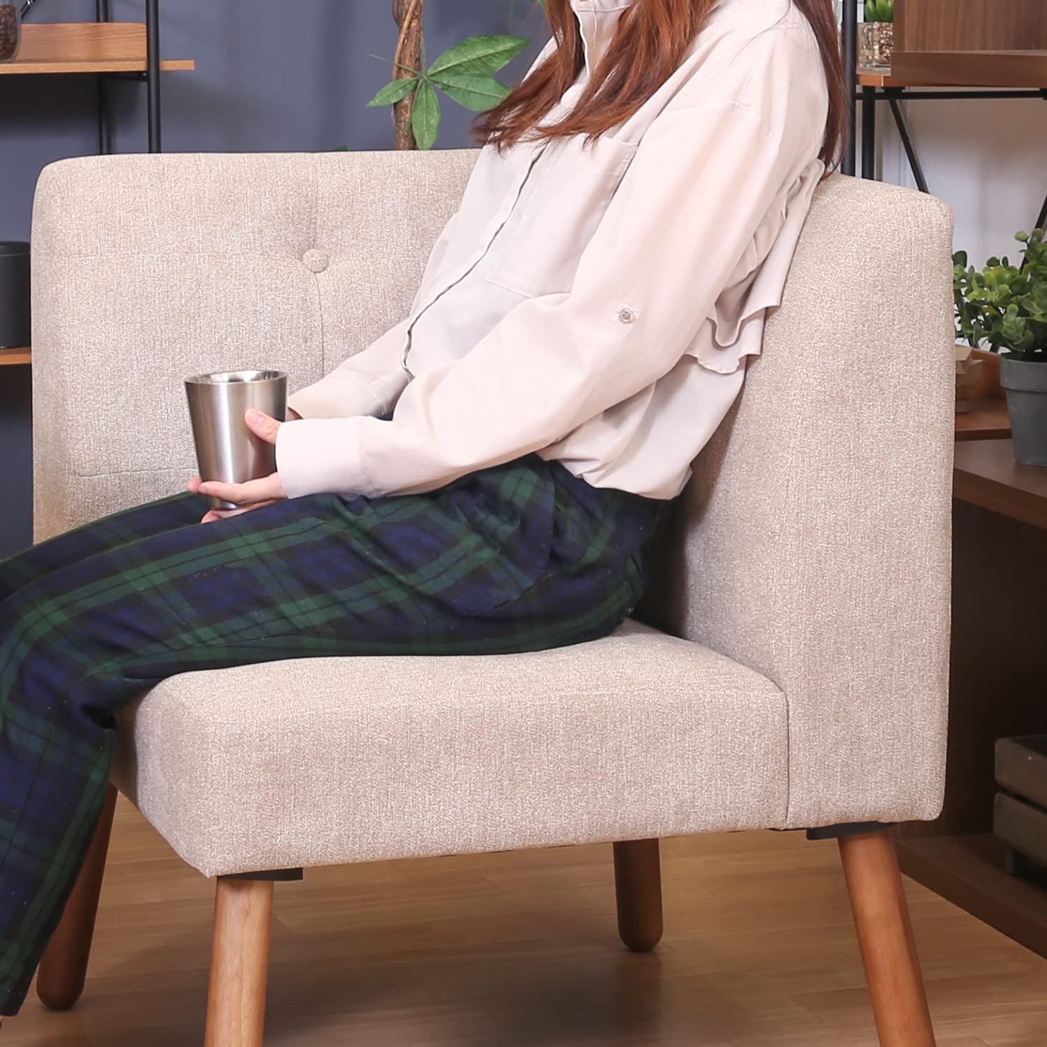 コーナーソファ 幅61.5×奥行61.5×高さ78