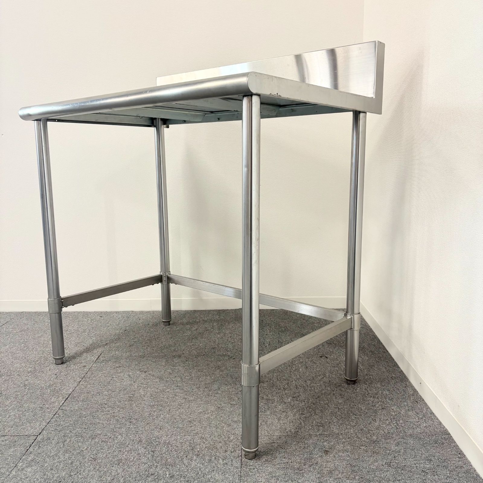 ステンレス作業台|幅900mm×奥行600mm×高さ850mm|業務用|厨房機器|台|棚|テーブル|1510